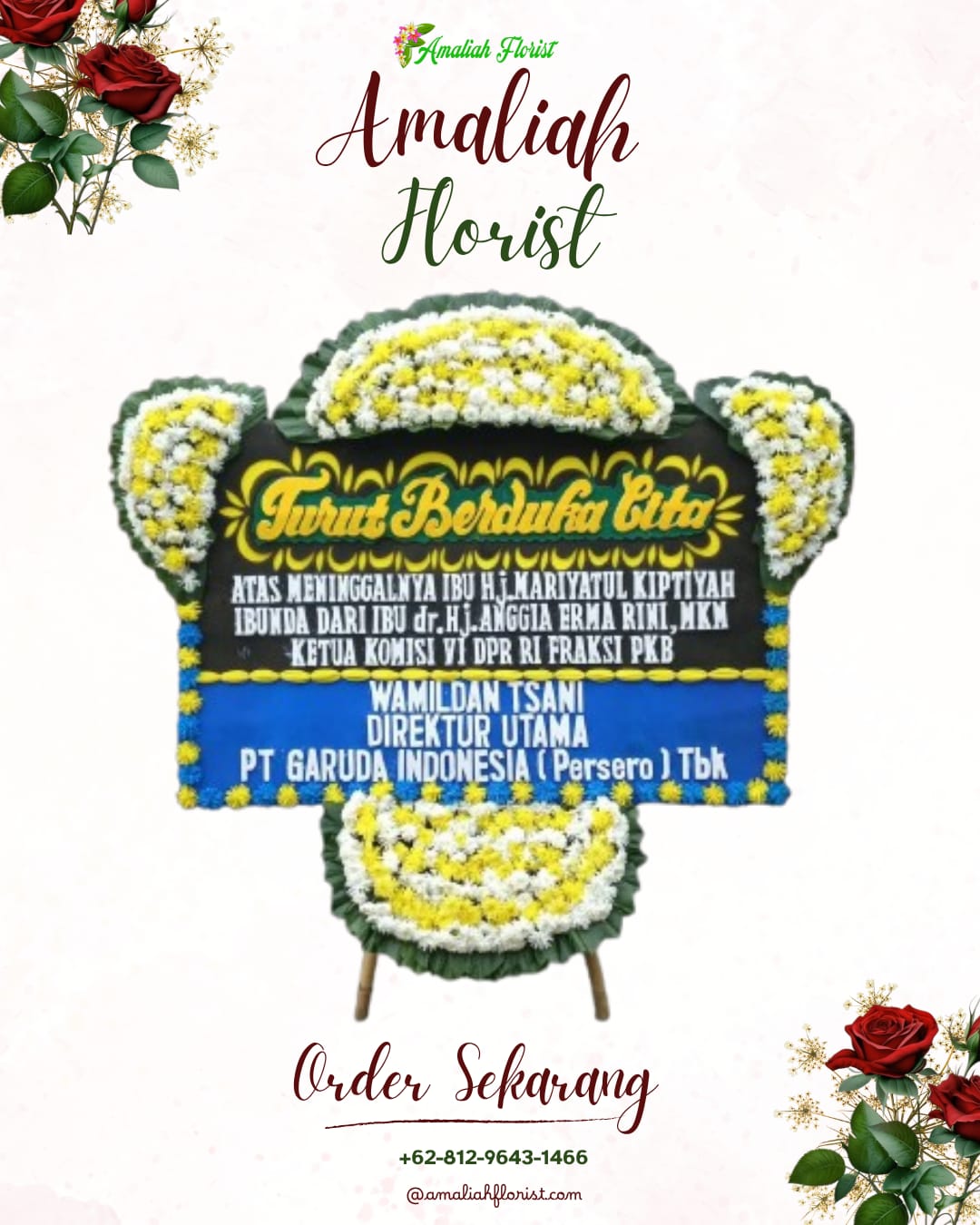 Papan Bunga Duka Sugihwaras